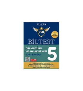 Bilfen Yayınları 5. Sınıf Biltest Din Kültürü ve Ahlak Bilgisi Soru Bankası