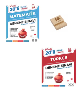 Nartest LGS 8. Sınıf Prestij Matematik ve Türkçe Denemeleri + Telefon Standı