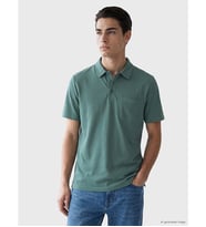 LCWAIKIKI Classic Mavi Polo Yaka Pike Erkek Tişört