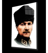 Atatürk Cam Tablo 4 mm Dayanıklı Temperli Cam