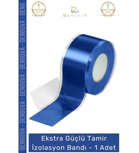 #İzolasyonBandı Mavi Su Geçirmez Çok Amaçlı Güçlü Yapıştırma Tamir İzolasyon Bandı 48mm x 10m - 1 Ad