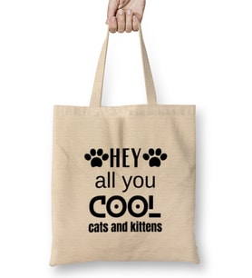Hey All You Cool Cats And Kittens Bez Çanta Uzun Saplı