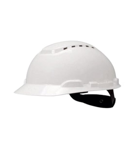 3M H700N-VI Mandallı Havalandırmalı Vidalı Emniyet Bareti -Beyaz