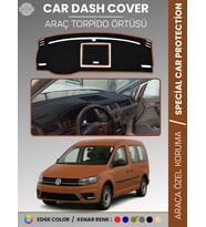 VOLKSWAGEN CADDY (2015-2021) Torpido Örtüsü Ön Göğüs Koruma Torpido Koruma Tam Uyum Çatlamayı Önler