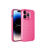 Apple iPhone 14 Pro Max Uyumlu Kılıf Kamera Korumalı Simli Lüks Zore Koton Kapak (K.Pembe)