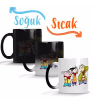 Ed Edd Ve Eddy Sihirli Kupa Bardak Porselen