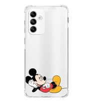 Samsung Galaxy M23  Köşe Korumalı Antişok Kapak Mickey Mouse Tasarımlı Şeffaf  Kılıf