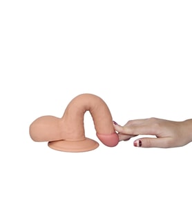 Lovetoy Yeni Nesil Ultra Yumuşak Özel Dokulu 18 Cm Realistik Penis