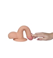 Lovetoy Yeni Nesil Ultra Yumuşak Özel Dokulu 18 Cm Realistik Penis