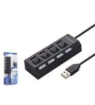 Usb Hub 4*Usb Siyah HDX7008