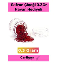 Premium Organik Özenle Toplanmış Dikkatle Ayrıştırılmış Safran Çiçeği 3 Gr - Havan Hediyeli