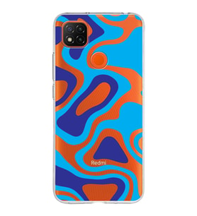 Xiaomi Redmi 9C Uyumlu Kapak Renkli Desen Tasarımlı Şeffaf Silikon Kılıf