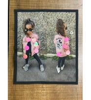 23X20 CM 3 BOYUTLU KÜÇÜK KIZ ARMA PAYETTLİ BONCUKLU PULLU APLİKE DİKİŞ