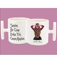 İsimli Senden Bi Tane Daha Yok Canım Kendim Baskılı T Kulp Kupa 1