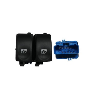 RENAULT CLIO 3 2007 - 2012 SOL CAM ANAHTARI MAVİ SOKETLİ 10 PİN