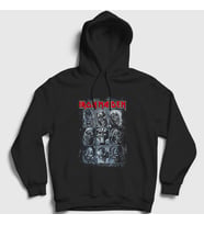 Presmono Unisex Siyah Mummy V2 Iron Maiden Kapüşonlu Sweatshirt 408341tt