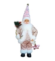 Yılbaşı Partisi Pembe Noel Baba 30 cm Dekor Süs 1 Adet