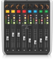 Behringer X-TOUCH EXTENDER 8 Dokunmaya Duyarlı Motor Fader, LCD Karalama Şeritleri, USB Hub ve Ethernet/USB Arayüzlü