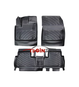 Opel Combo Excellence Paket 3D Havuzlu Paspas 2021 Siyah (Karışık)
