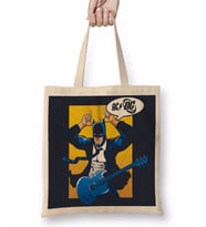 Ac Dc Rock Gitar Batman Bez Çanta Uzun Saplı
