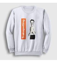 Presmono Unisex Beyaz Begbie Film Trainspotting Sweatshirt 451907tt