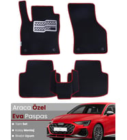 AUDİ A3 HATCHBACK (2020-2025) Uyumlu EVA Paspas Tam Set–Araca Özel,Su Geçirmez,Kolay Montaj