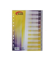 Bafix Seperatör 1-10 Rakamlı Plastik A4