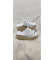 ÇİĞDEM GERÇEK DERİ DOLGU TOPUK TERLİK(blsDT3A) - BEYAZ - 39 - ST02549-12876