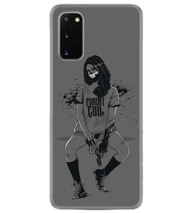 Samsung A02S A03S A10 A12 A13 A21S A22 Kılıf Desenli Silikon Purest Evil 1627