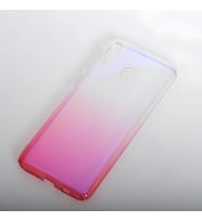 Galaxy M20 Kılıf Parlak Renk Geçişli Kılıf (Pembe)