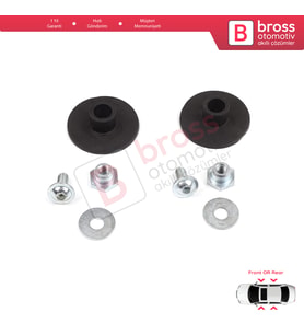 Mercedes C W203 S203 CL203 CLC 2037200114 İçin 2 Set Cam Kriko Ray Montaj Tutma Sabitleme Klipsi