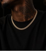 İnce Küba Zincir Chain Kolye