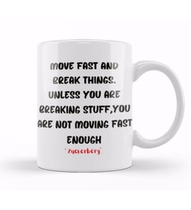 Mark Zuckerberg Quotes   Entrepreneurs Motivation İnspiration Success Work Ggifts Kupa Bardak Porselen