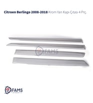 Citroen Berlingo Krom Yan Kapı Çıtası 4 Parça 2008-2018 Paslanmaz Çelik