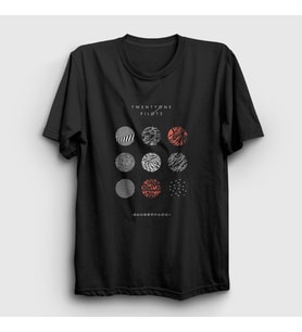 Presmono Unisex Siyah Blurryface Twenty One Pilots T-Shirt 119340tt