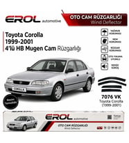 Toyota Corolla (1999-2001) 4'lü Mugen Cam Rüzgarlığı