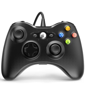 Cosmostech PLAY X PC , XBOX 360 Uyumlu Kablolu Wired Oyun Kolu Gamepad Controller Siyah