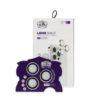 Uray store Apple iPhone 16 Pro Max Bilvis Titan Kamera Lens - Gümüş