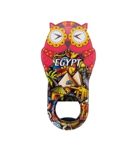 Mısır Temalı Baykuş Magnet Kapak Açacak (Karışık)