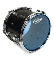 Evans TT12HB Hydraulic Blue 12 İnç Tom Derisi (Profesyonel)  Mavi Bitiş, Çift Katman Arası Yağ Dolgulu Yapı, 70'ler Tarzı Kuru ve Bas Karakterli Tonlar, Maksimum Sustain Kontrolü