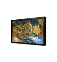 Still Life With Four Sunflowers Çerçeveli Mdf Tablo
