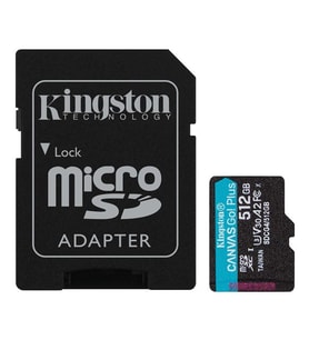 KINGSTON 512GB  CANVASGO+ SDCG4/512GB MICRO-SD HAFIZA KARTI