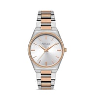 Ferrucci Rosegold ve Gümüş Çelik Kadın Kol Saat (Rose - Gümüş)