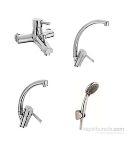 ARÇE Delta Evye  Lavabo  Banyo Bataryası  Duş Takımı