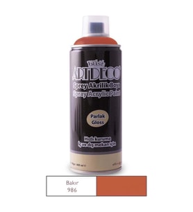 Artdeco Akrilik Sprey Boya 400 ML Bakır Sprey Akrilik Boya (Karışık)
