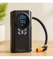 Akü Takviyeli 4-in-1 Kompresörlü Hava Pompası (12V, Dijital Ekran)