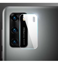 Huawei P40 Kamera Lens Koruyucu 0.2mm İnce Yüksek Kalite Nano Cam (Renksiz)