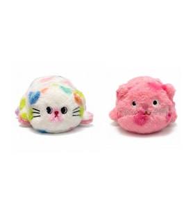 Kızılkaya Çift Taraflı Kedi Peluş Oyuncak 23 cm 2505152 (Çok Renkli)