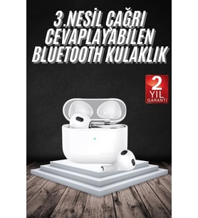 Bluetooth Kulaklık 3. Nesil Ios Android Uyumlu Yeni Nesil Wireless Charge