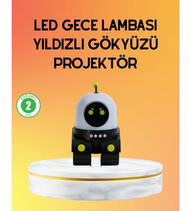 Taşınabilir Lityum Bataryalı Led Gece Lambası ve Projektör
